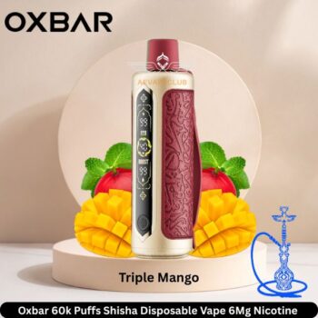 Oxbar 60k Puffs Shisha Disposable Vape Triple Mango