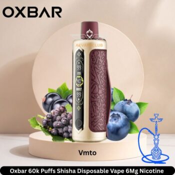 Oxbar 60k Puffs Shisha Disposable Vape Vmto