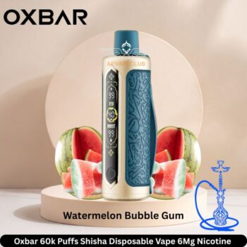 Oxbar 60k Puffs Shisha Disposable Vape Watermelon Bubble Gum