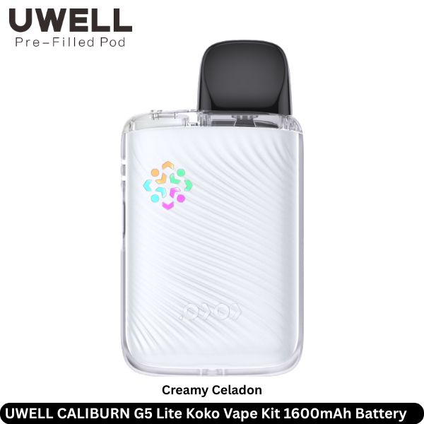 UWELL CALIBURN G5 Lite Koko Vape Kit 4 UWELL CALIBURN G5 Lite Koko Vape Kit Creamy Celadon