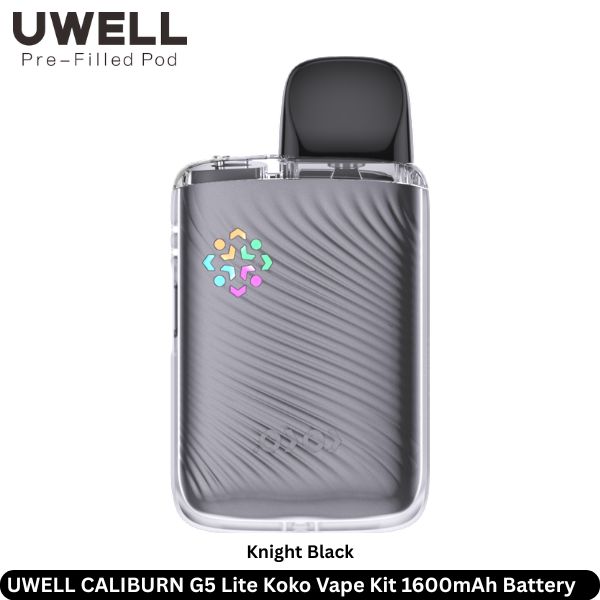 UWELL CALIBURN G5 Lite Koko Vape Kit 3 UWELL CALIBURN G5 Lite Koko Vape Kit Knight Black