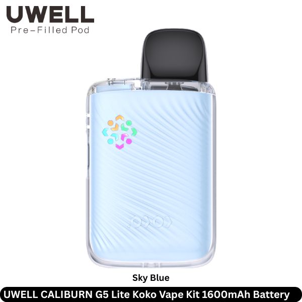 UWELL CALIBURN G5 Lite Koko Vape Kit 1 UWELL CALIBURN G5 Lite Koko Vape Kit Sky Blue