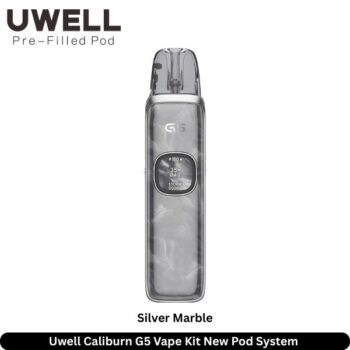 Uwell Caliburn G5 Vape Kit Silver Marble
