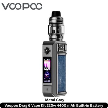 Voopoo Drag 6 Vape Kit 220w Metal Gray Color