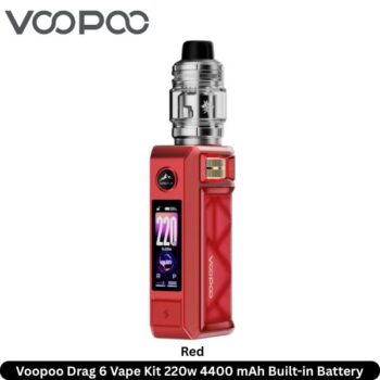 Voopoo Drag 6 Vape Kit 220w Red Color