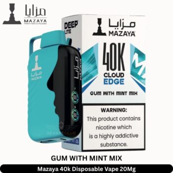 Mazaya 40k Disposable Vape 20mg Gum With Mint Mix