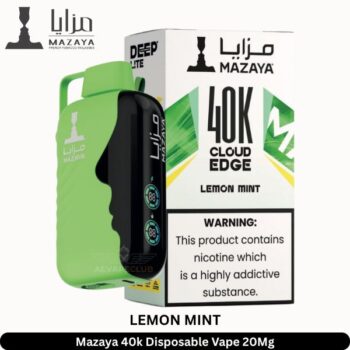 Mazaya 40k Disposable Vape 20mg Lemon Mint