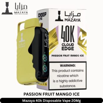 Mazaya 40k Disposable Vape 20mg Passion Fruit Mango Ice