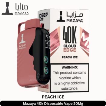 Mazaya 40k Disposable Vape 20mg Peach Ice