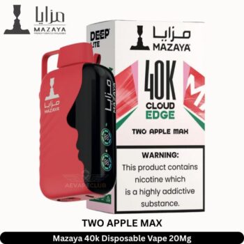 Mazaya 40k Disposable Vape 20mg Two Apple Max