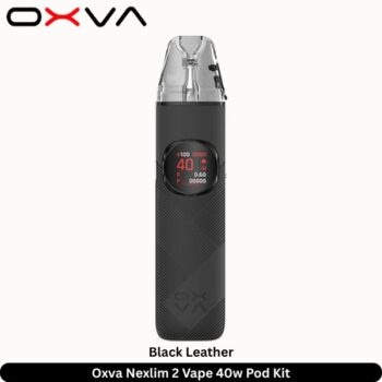 Oxva Nexlim 2 Vape 40w Pod Kit Black Leather