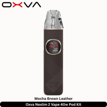 Oxva Nexlim 2 Vape 40w Pod Kit Mocha Brown Leather