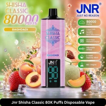 Jnr Shisha Classic 80K Puffs Disposable Vape Baghdadi
