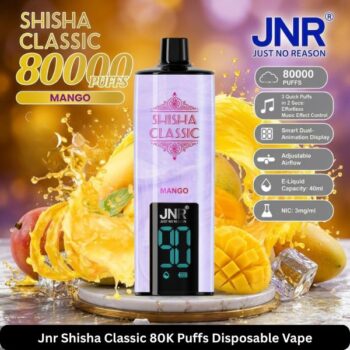 Jnr Shisha Classic 80K Puffs Disposable Vape Mango