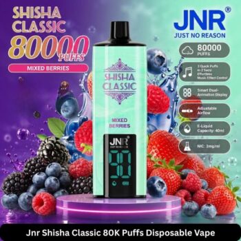 Jnr Shisha Classic 80K Puffs Disposable Vape Mixed Berries