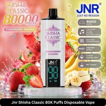 Jnr Shisha Classic 80K Puffs Disposable Vape Strawberry Banana